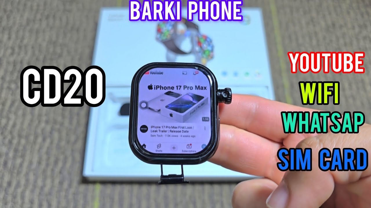 Smart Watch CD20 / ASMR / Unboxing 2025