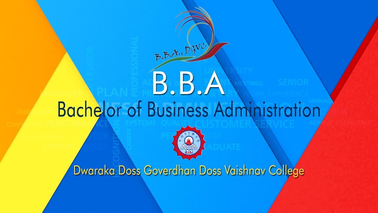 Bachelor of Business Administration - DG  Vaishnav College