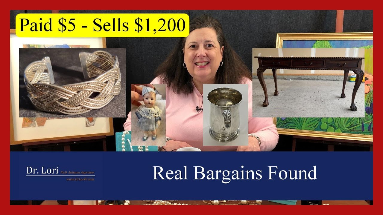 Real Bargains Found - Tiffany & Costume Jewelry, Chippendale Furniture, Dolls, Silver by Dr. Lori