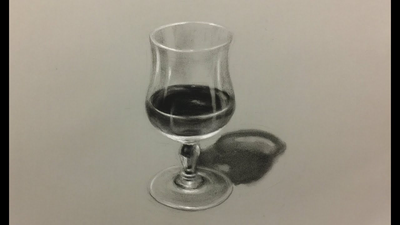 ZIMOU TAN | ART | How to draw, a transparent object with toned paper.