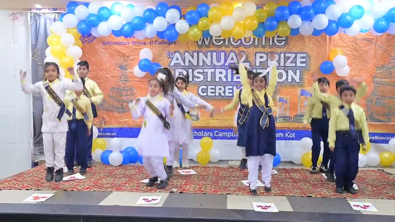 Tablo: Suno bacho uthao basta # Little star's # Alliance School Scholars Campus Chowk Dharamkot 