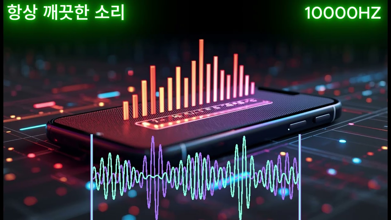 고주파 스피커 클리너 │ 물과 먼지 제거 사운드