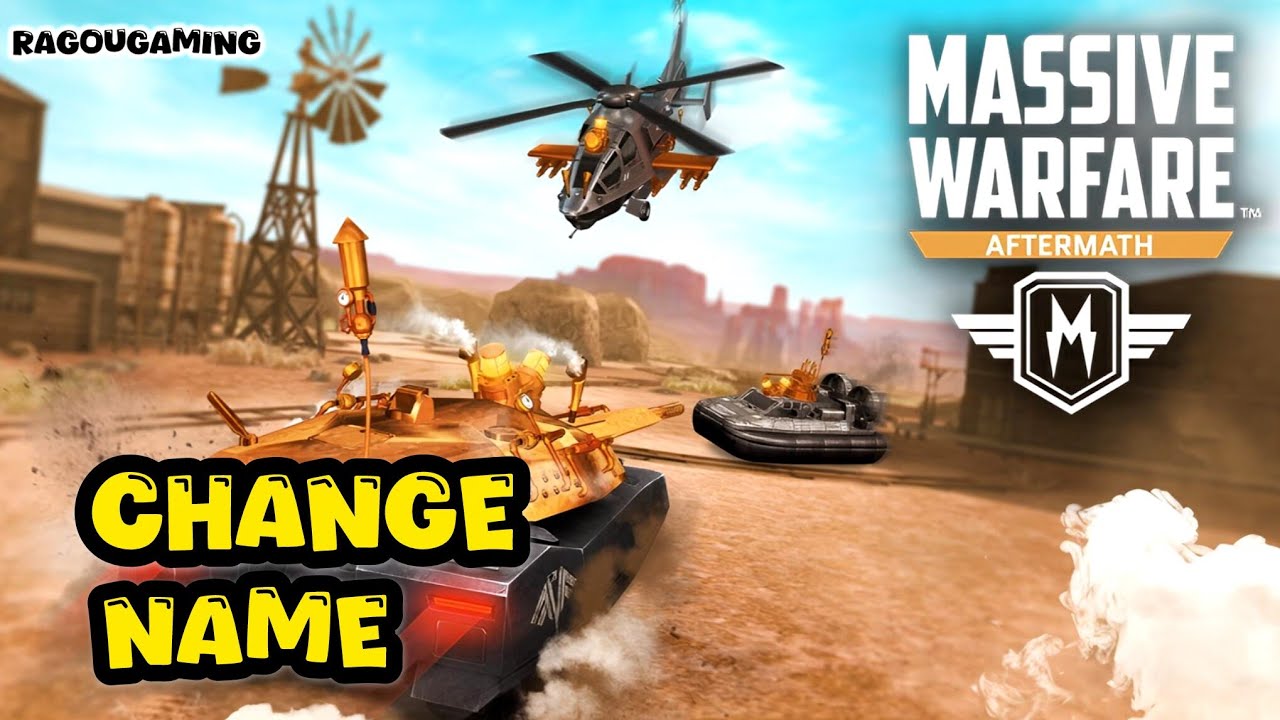 How to Change Name in Massive Warfare Gameplay 