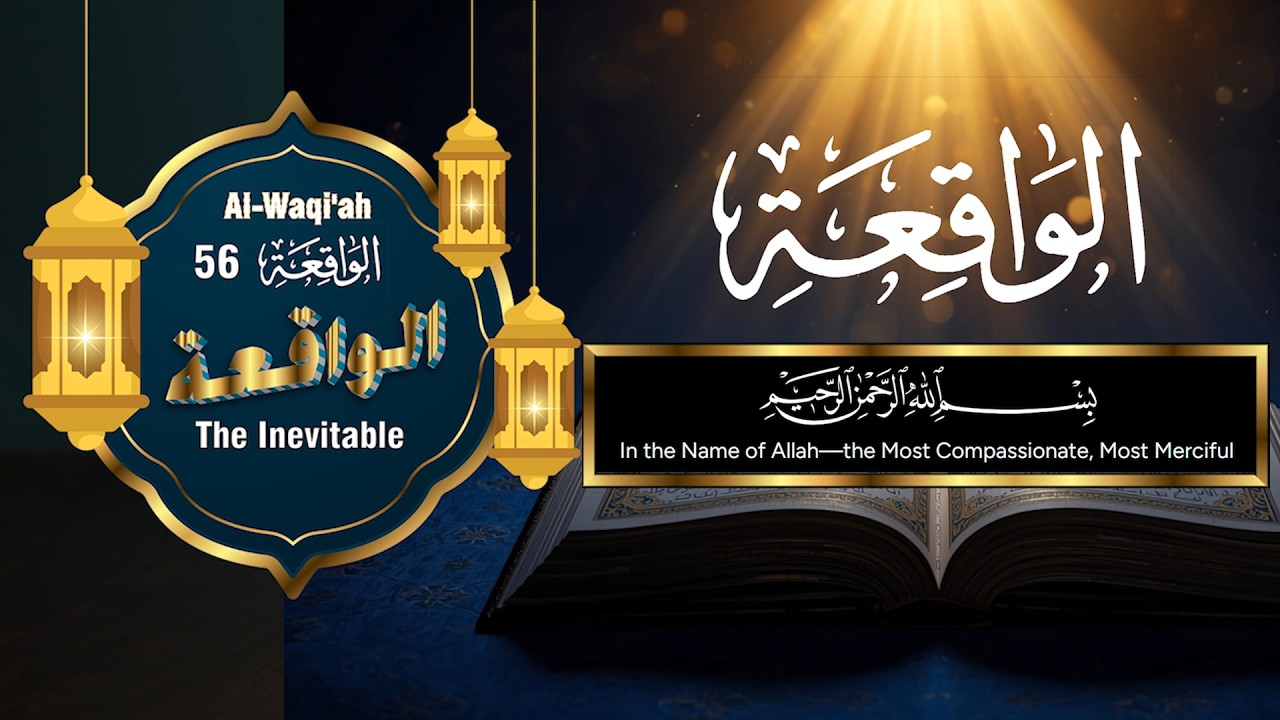 Surah Waqiah (سورة الواقعة)  Mahmud Huzaif #SurahWaqiah#SurahAlWaqiah#QuranRecitation