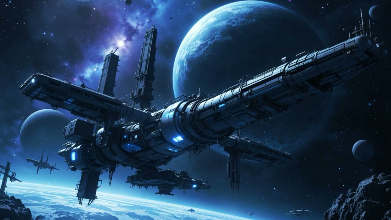 Space Outpost 2602 year | Space Ambient SciFi Music for Work, Study & Gaming