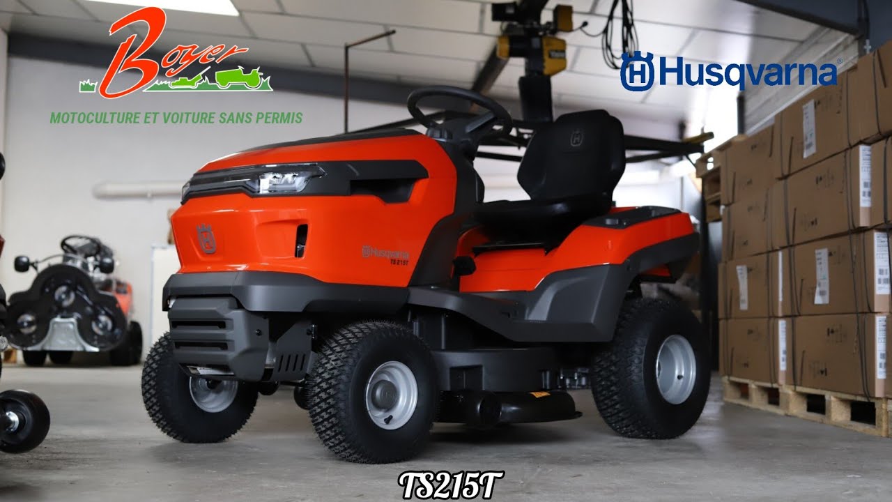 Husqvarna TS215T - Autoportée - Présentation - Boyer Motoculture