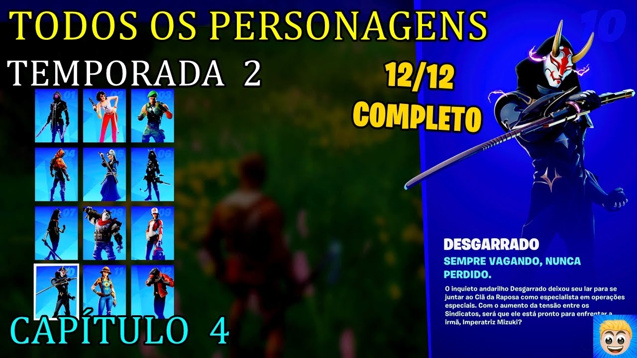 TODOS OS NPC DA TEMPORADA 2 CAPÍTULO 4! - FORTNITE