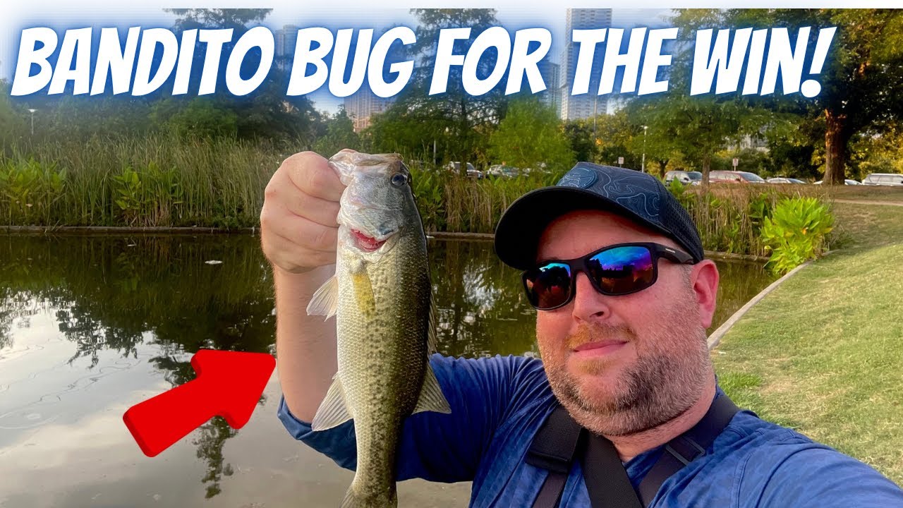 Рыбалка в самом сердце Остина, штат Техас! (Парк Батлер Метро)