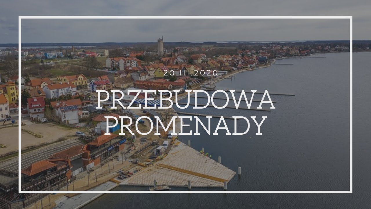 Postępy prac na promenadzie