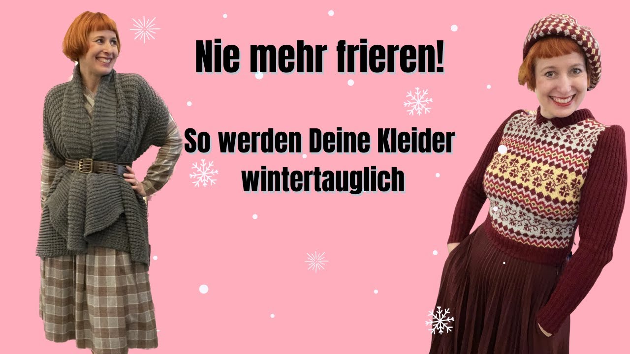 Kleider im Winter! Stylingtipps die warm halten