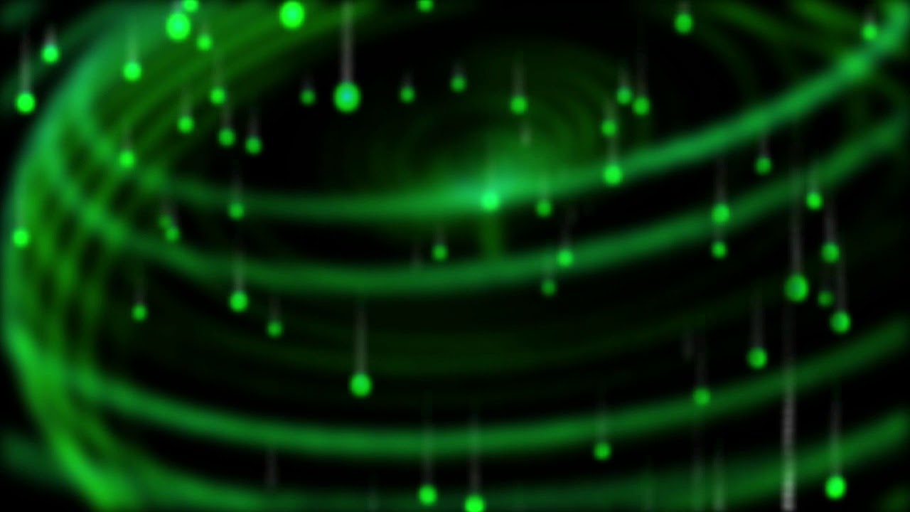 4K Space Dust Trails - green - Abstract background video Free Download