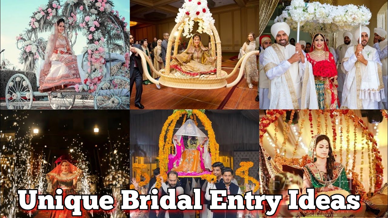 Unique Bridal Entry ideas for Brides on Wedding || Mehndi/Mayo Bride entry & Barat Day Entry