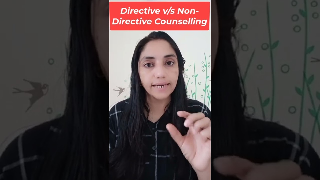DIFFERENCE BETWEEN DIRECTIVE AND NON-DIRECTIVE COUNSELLING || UGC NET EDUCATION, CTET || SHORTS-4