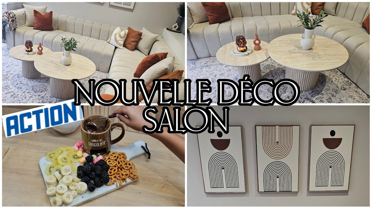 🍂VLOGS_ Nouvelle Déco Salon _ Nouvelle Table 🍁 TEST ACTION #bellona #salon #automnale #automne