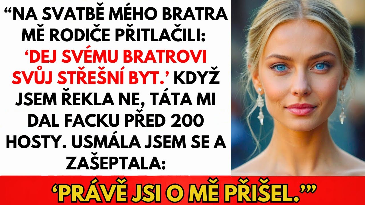 Na Svatbě Bratra Chtěli Můj Střešní Byt — Táta Mi Dal Facku Přímo Před Všemi Hosty