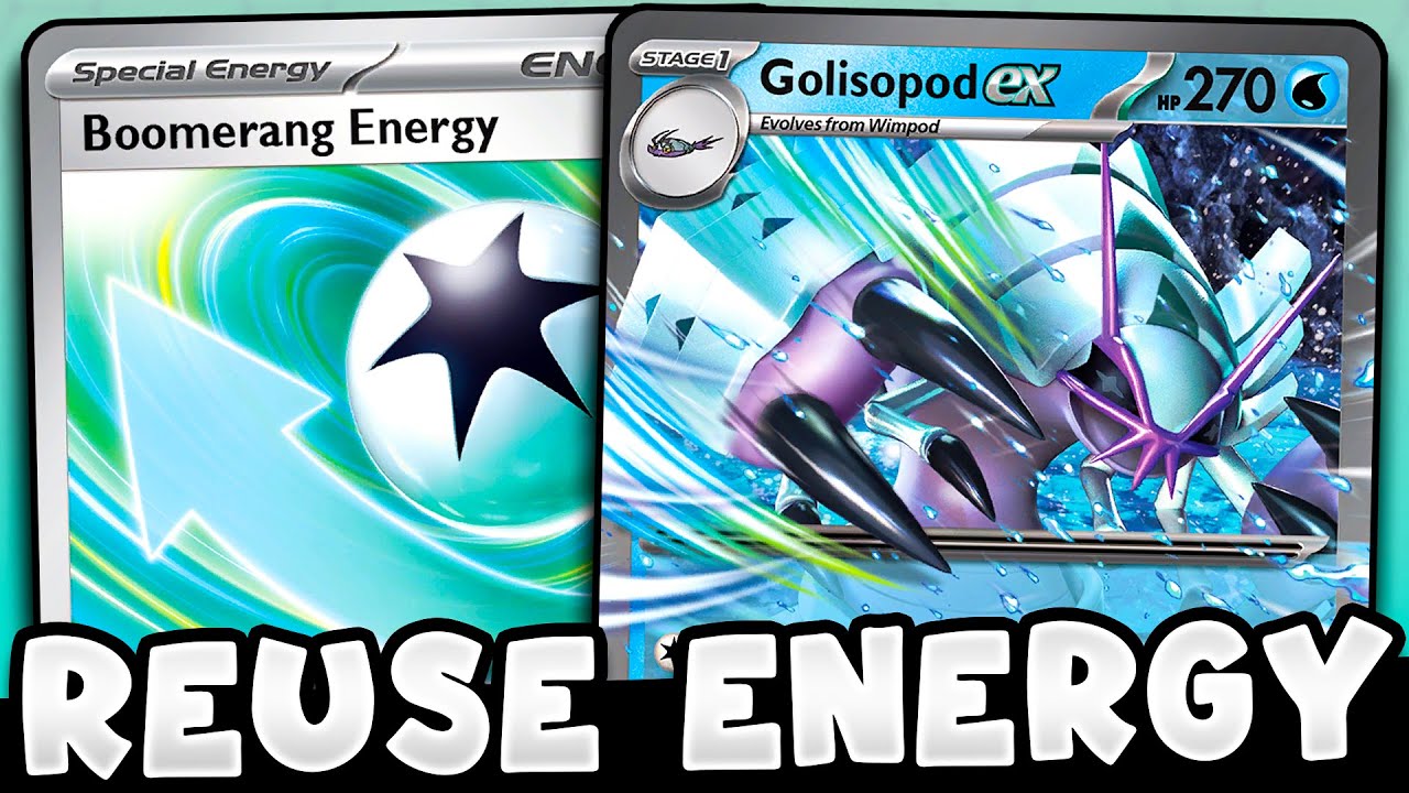 Golisopod is PERFECT for Boomerang Energy in this NEW Hit & Run Deck!