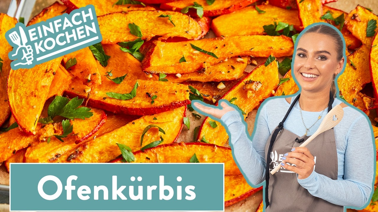 Ofenkürbis mit Dip 🎃 | Schneller Kürbis aus dem Ofen ⏱️ 😋 | Einfach Kochen