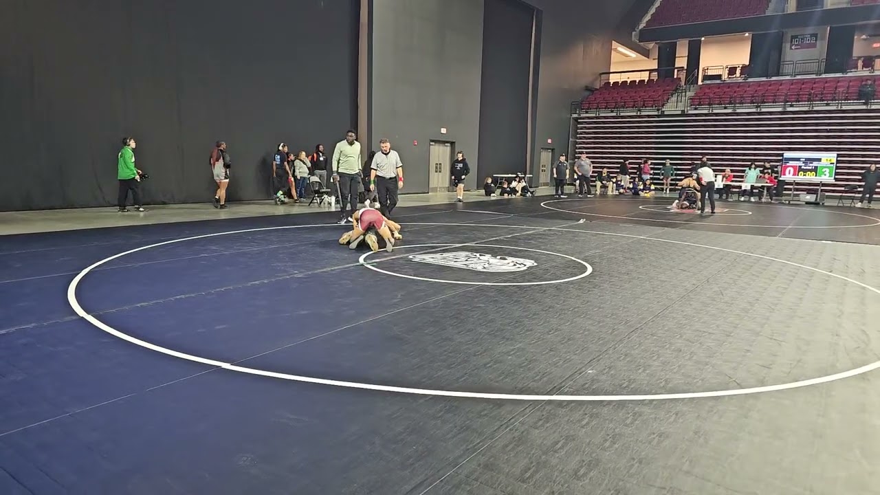 Varsity Districts match #1 against A&M Consolidated 150 lb
