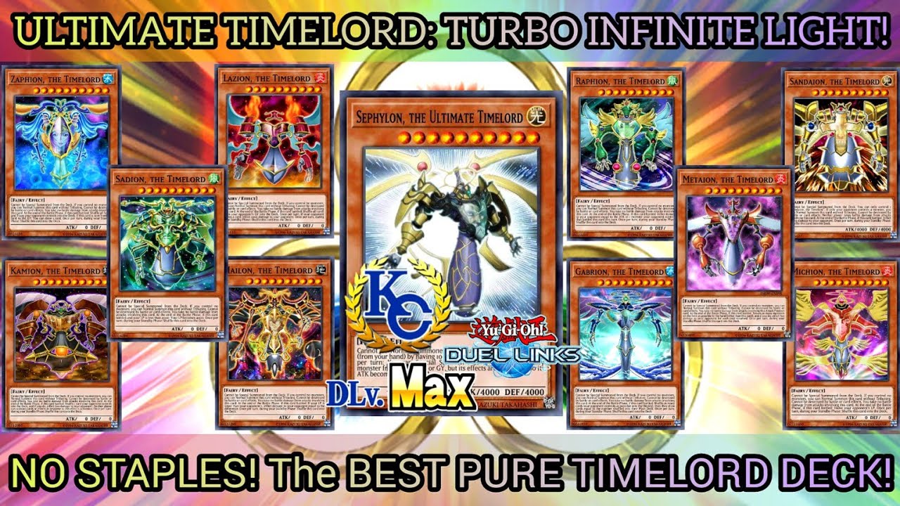 The BEST & ULTIMATE TIMELORD Deck | DLv. MAX KC Cup & Turbo Infinite Light [Yu-Gi-Oh! Duel Links]