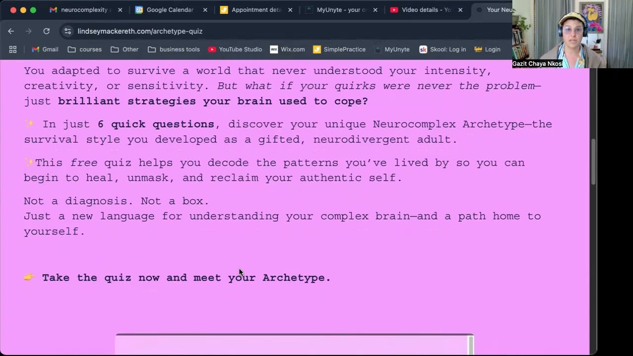 Neurocomplexity Quiz by Lindsey Mackereth