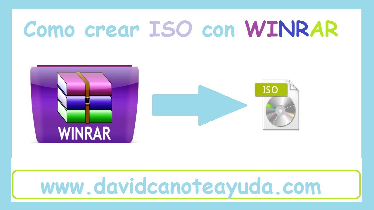 🖥️ Cómo crear una imagen ISO con WinRAR (GRATIS, FÁCIL y RÁPIDO) 📀