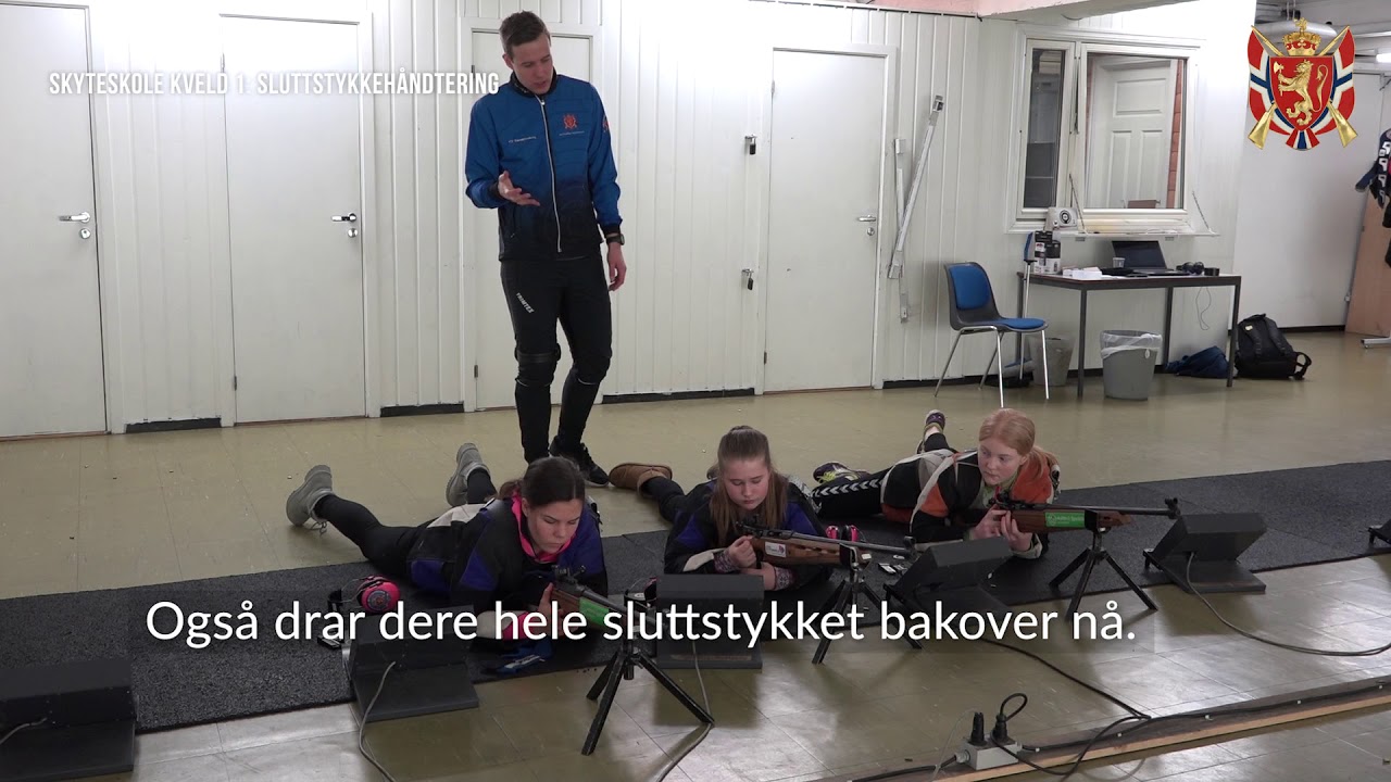 Skyteskole kveld 1 -  Sluttstykkehåndtering