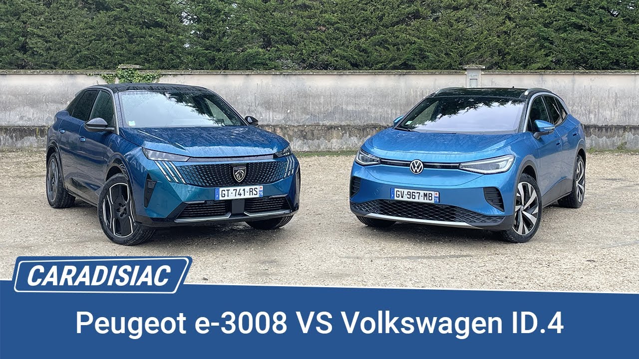 Comparatif – Peugeot e-3008 VS Volkswagen ID.4 : Première mise en danger