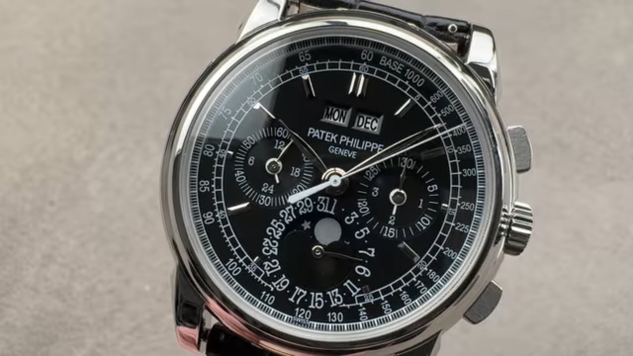 Patek Philippe 5970P Perpetual Calendar Chronograph 5970P-001 Watch Review