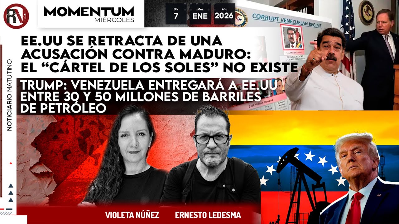 EE.UU. se retracta: “Cártel de los Soles” no existe | Trump: Venezuela entregará petróleo a EE.UU.