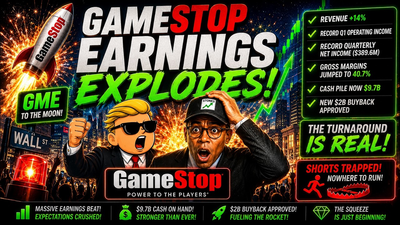 GAMESTOP EARNINGS REPORT!!! UP AFTER HOURS