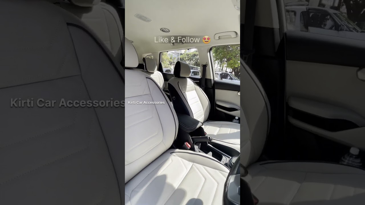 Kia Carens 2023 Installed Premium Quality Seat Cover & 7D Mat🤩 DM Now 👇