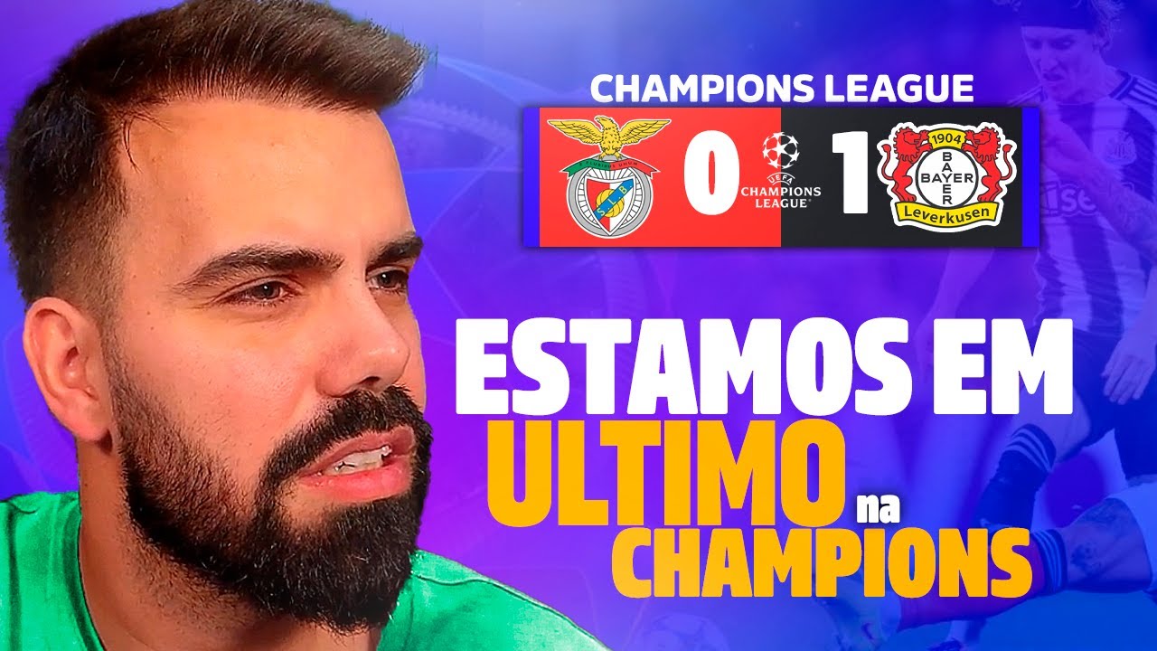 BENFICA PERDE NA LUZ!! ESTAMOS EM &Uacute;LTIMO LUGAR NA CHAMPIONS!!