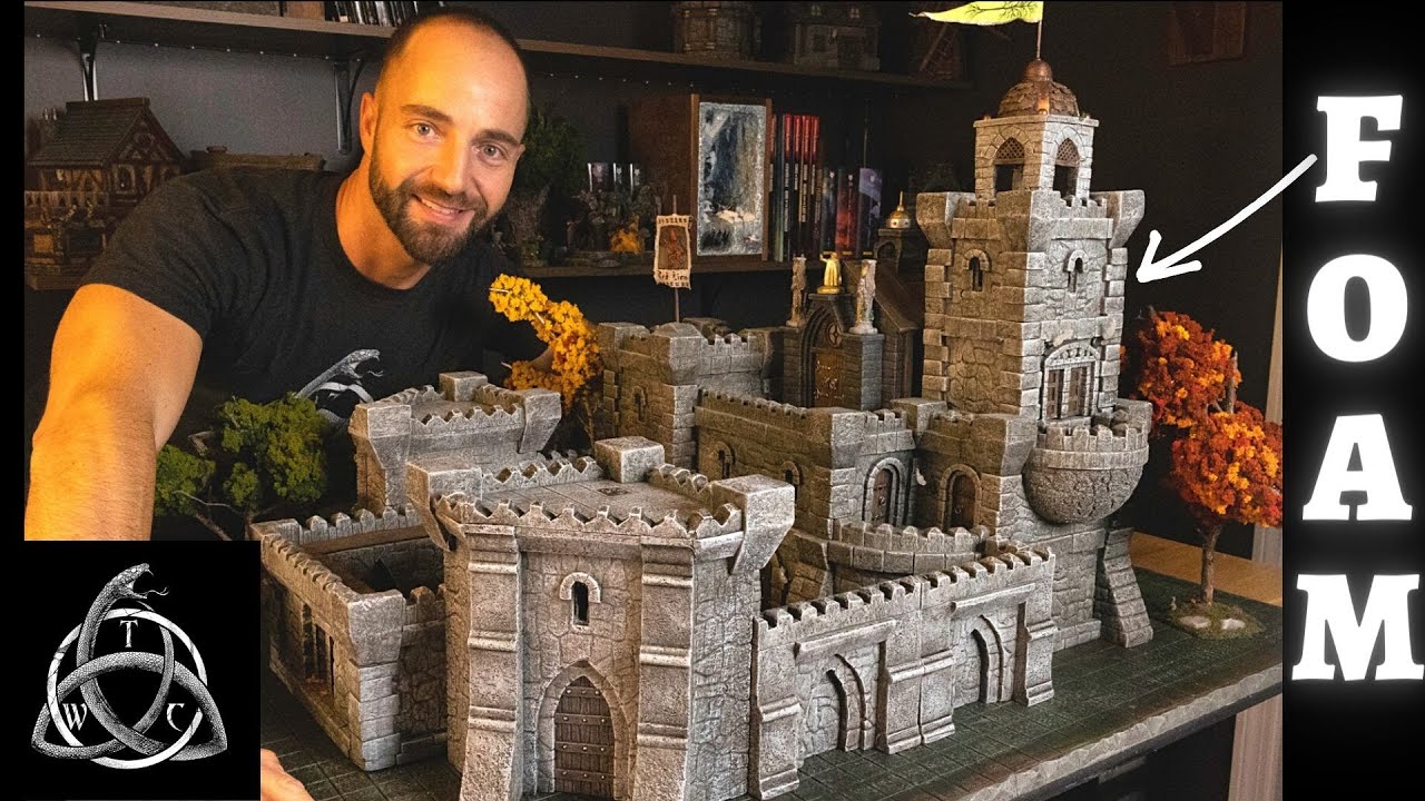 Модульные стены замка для Dungeons and Dragons