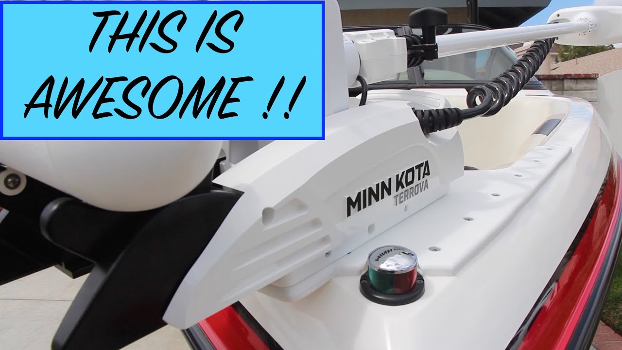 Trolling motor install on wakeboarding boat !!