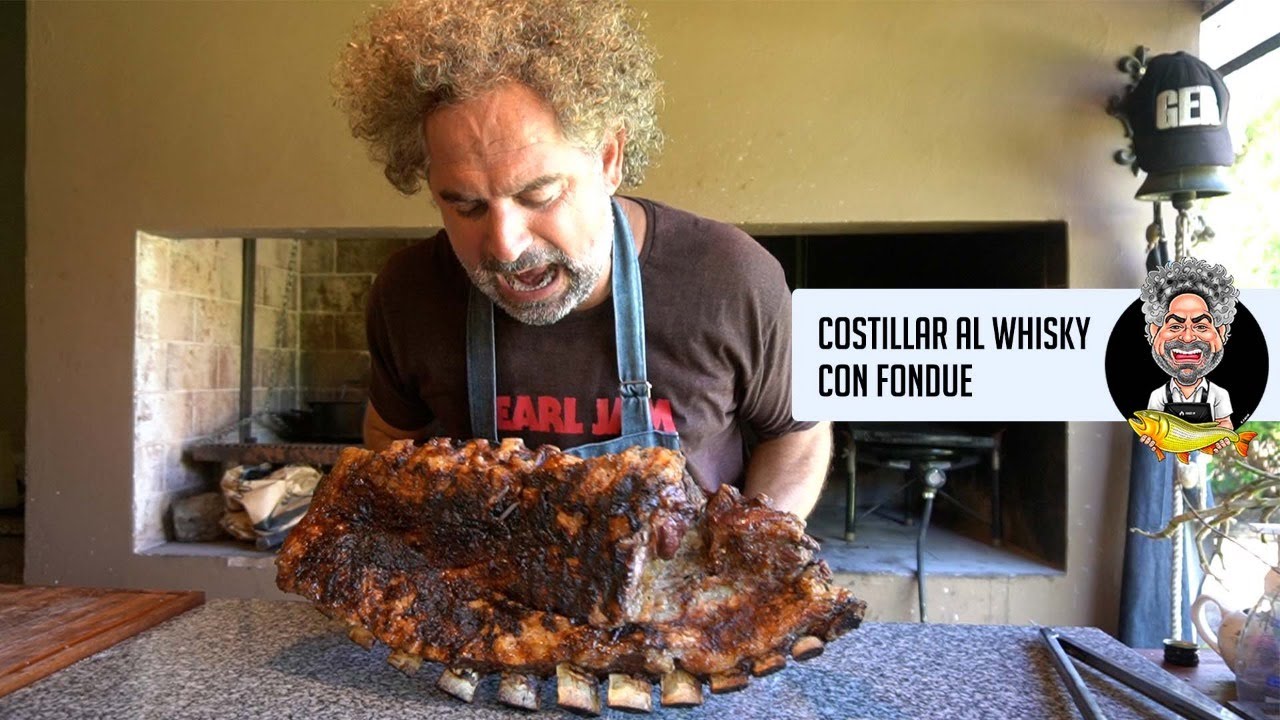 COSTILLAR INYECTADO al WHISKY + FONDUE | Cocinando Con Ger