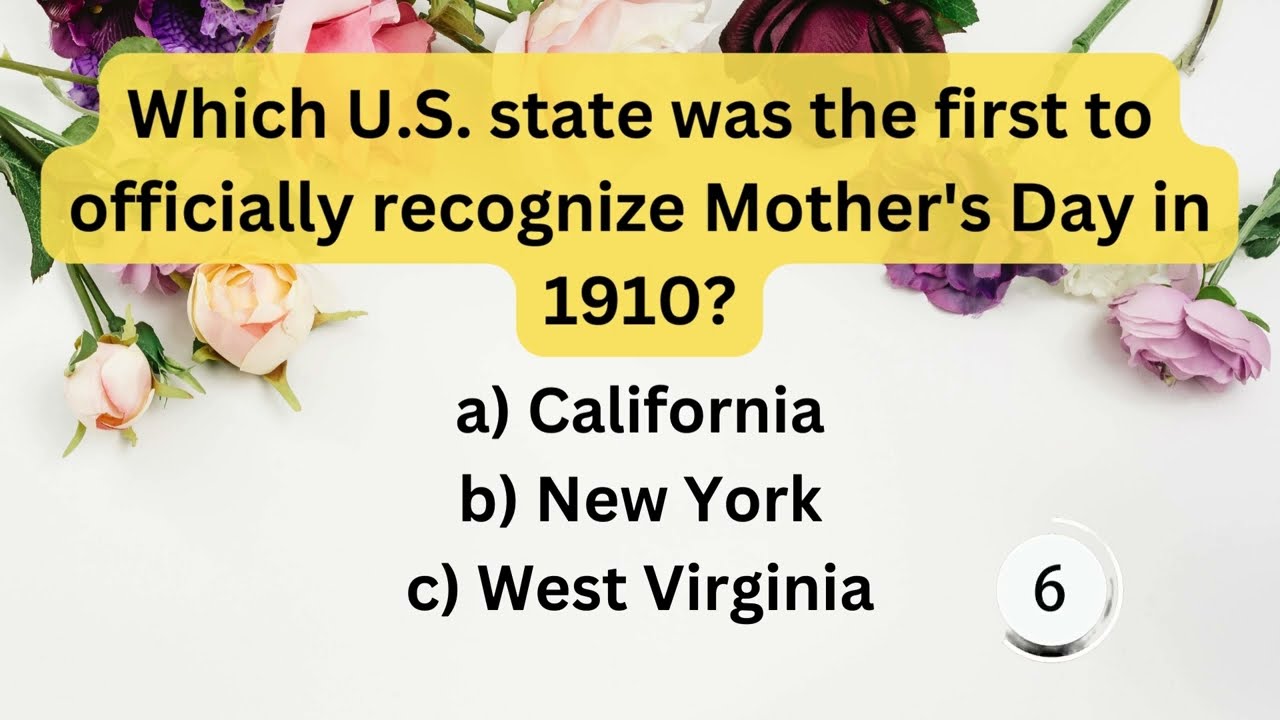 Mother's Day Trivia ｜ #trivia #quiz #quiztime