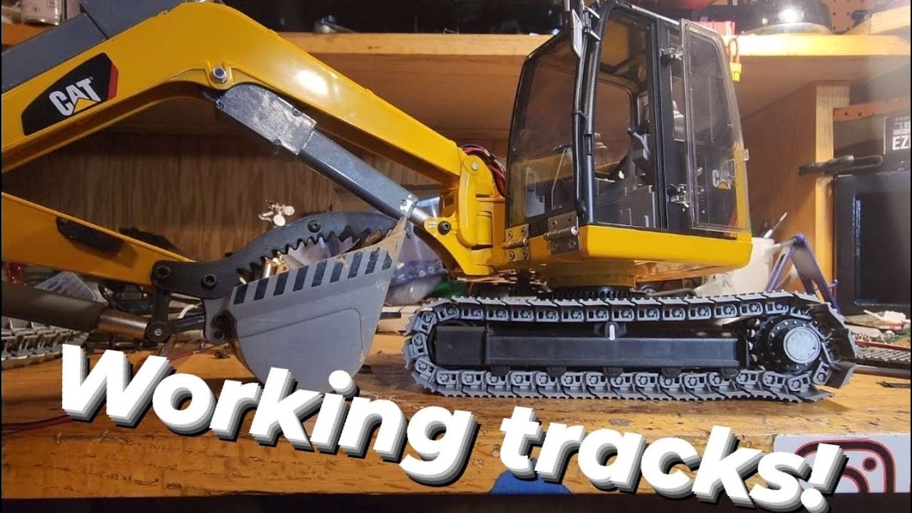 Bruder RC Excavator Conversion // Track Build