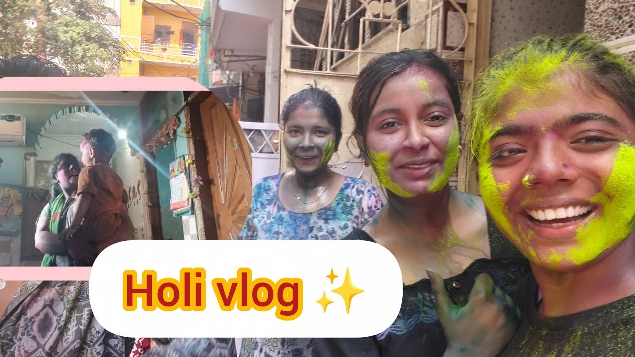 Holi vlog 2026✨!|bhot maje kare iss holi par #rathorediary#disharathore