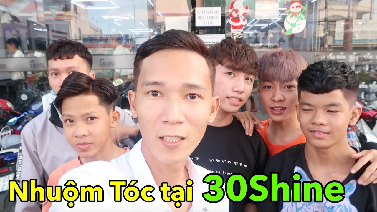 Lâm Vlog - Thử Dẫn Cả Đám Đi Cắt Tóc Nhuộm Tóc Tại 30Shine và Cái Kết