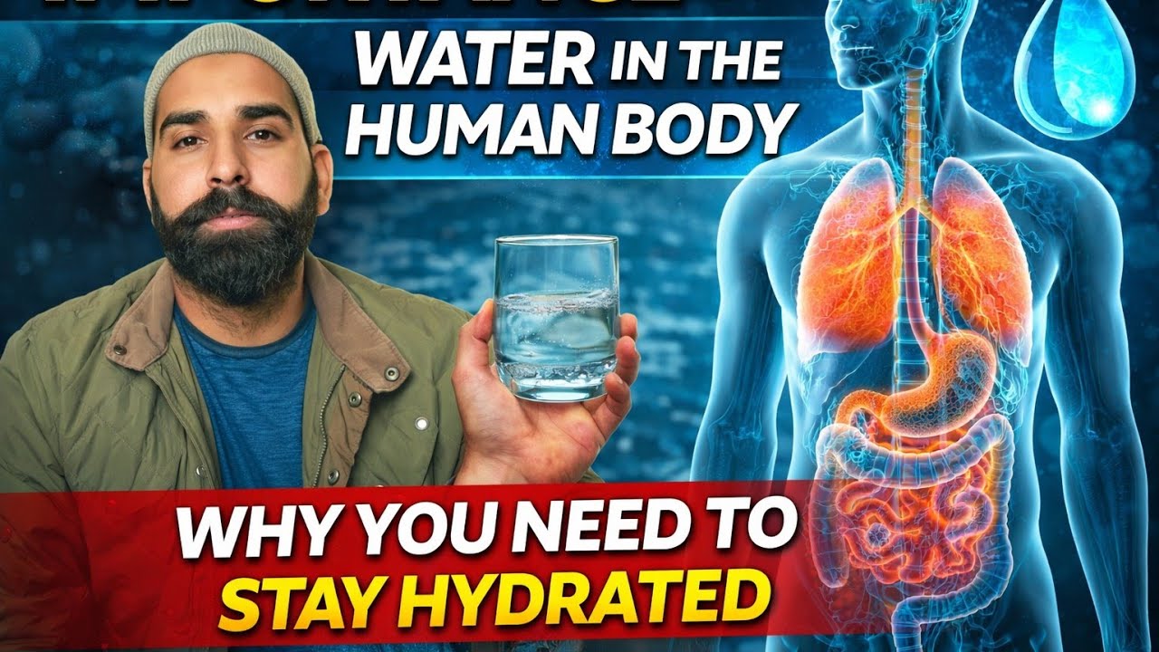 Importance of water in human body. انسانی جسم میں پانی کی اہمیت@ch.Akhlaqahmed #youtube 