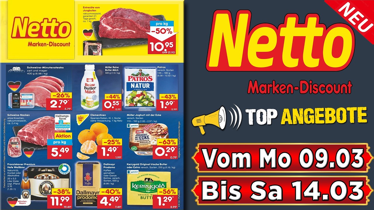 NETTO Prospekt Diese Woche – Gültig von 09.03.2026 - Angebote werbung