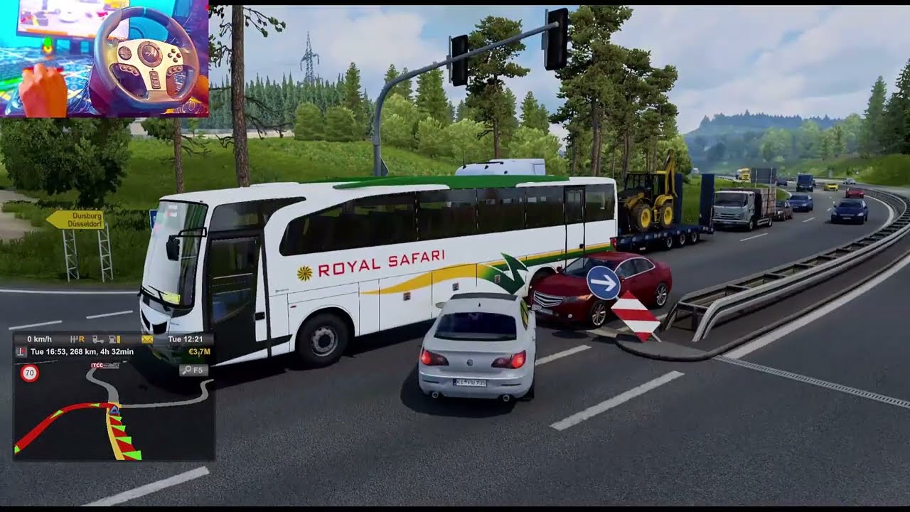 Euro Truck Simulator 2 | Realistic Driving with Steering Wheel & Gear Shifter 