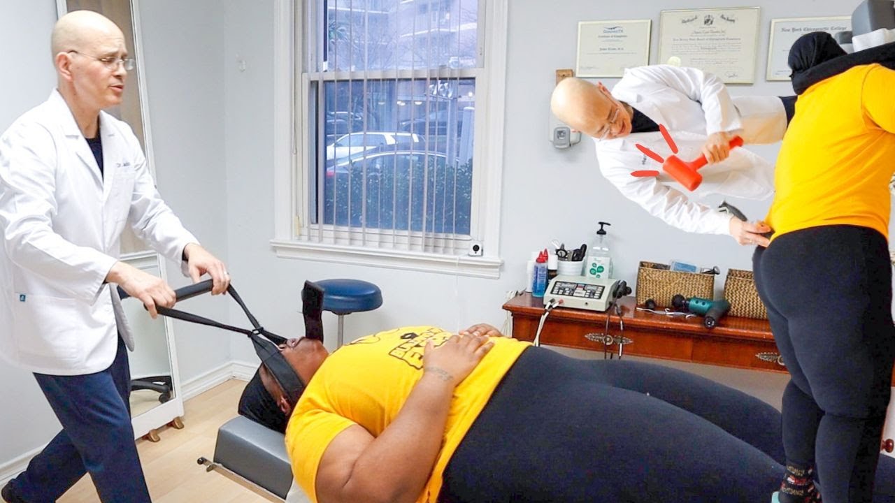 "Weight Lifted" From Y STRAP Podcaster Adjustment *INSANE REACTION*| New Jersey Y Strap Chiropractor