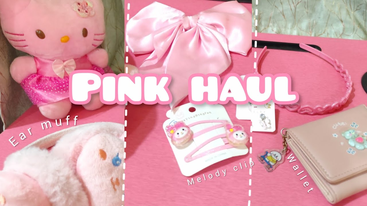Pink Haul 🎀 | Cute & Aesthetic Things I Own 💗