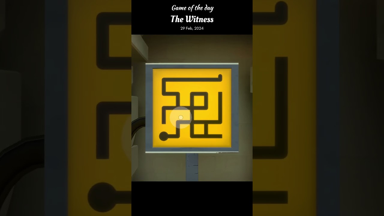Island Puzzles Await: The Witness &ndash; Today&rsquo;s Game Pick! #gameshorts #gaming #thewitness #gameoftheday