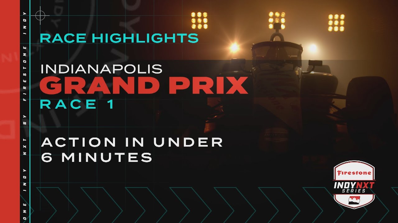Race Highlights: Indianapolis Grand Prix Race 1 | INDY NXT by Firestone