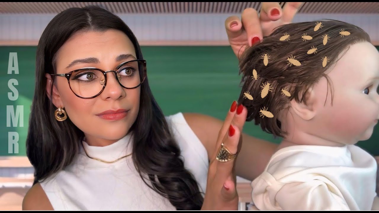 ASMR: Professora Tira Piolho Da Aluna Da Sala 🐛👩🏻‍🏫