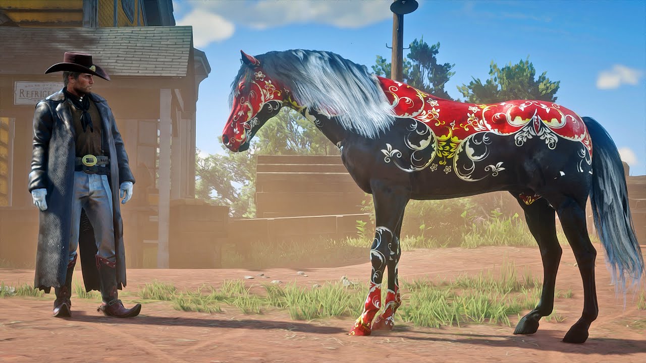 Arthur Morgan Tamed This Unique Horse Found at Face Rock | RDR2 Unique Horses