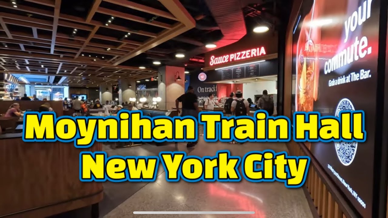 New York City Moynihan Train Hall Manhattan.