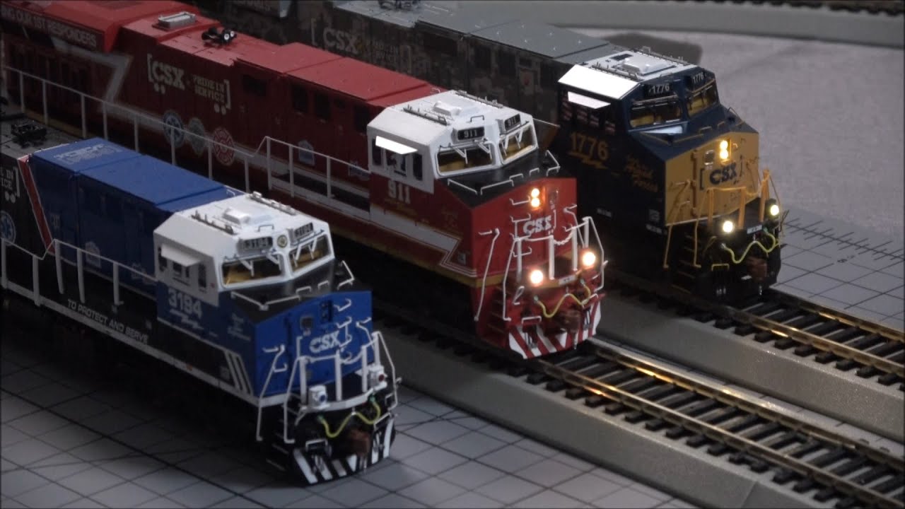 ScaleTrains.com Pride in Service CSX ES44 Locomotives! DCC & LOKSound Hot new release!